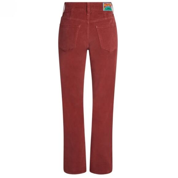 NEW AG Adriano Goldshmied Daily Blue Manya Red Corduroy Straight Leg Jean 27 - Picture 3 of 16